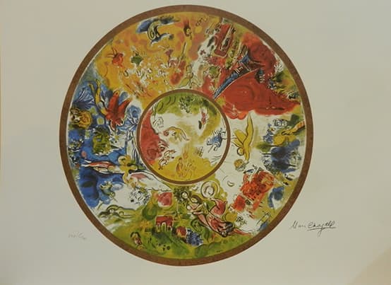 גג האופרה בפריז מאת מארק שאגאל - ליטוגרפיות | גלריה רעות