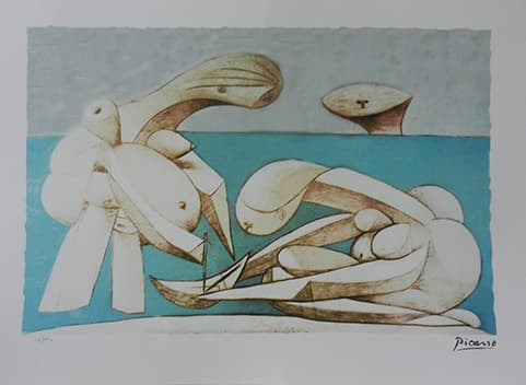 דמויות קוביסטיות מאת פיקסו - ליטוגרפיות | גלריה רעות