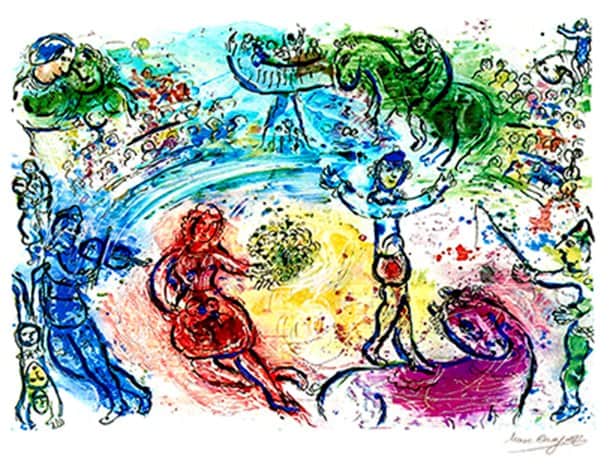 תחת עץ מאת מארק שאגאל - ליטוגרפיות | גלריה רעות