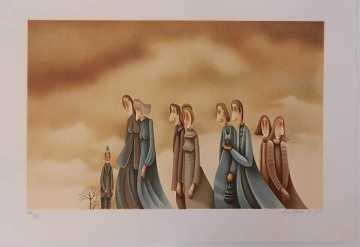 זוגות מאת אביגייל יורש - ליטוגרפיות | גלריה רעות