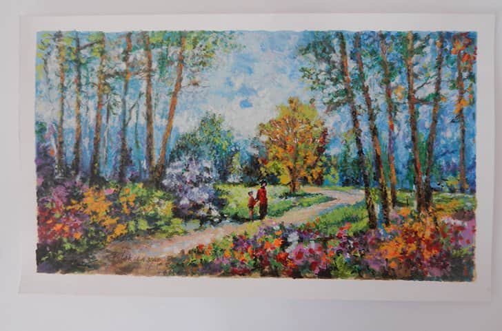 טיול משפחתי מאת דמיטרי פולק - ליטוגרפיות | גלריה רעות