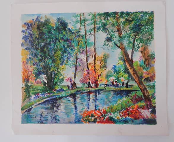 באגם מאת דמיטרי פולק - ליטוגרפיות | גלריה רעות