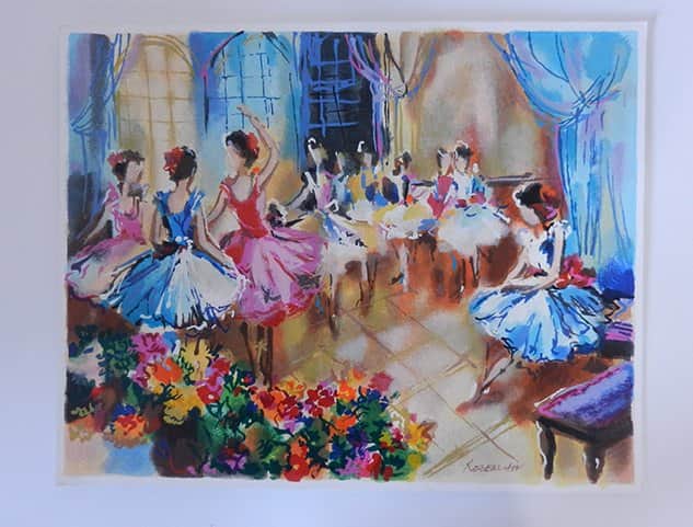 שעור ריקוד מאת מיכאל רוזנווין - ליטוגרפיות | גלריה רעות