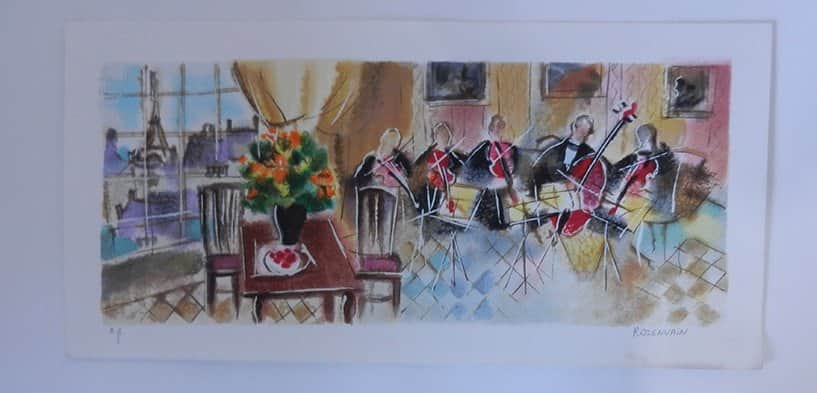 במלון מאת מיכאל רוזנווין - ליטוגרפיות | גלריה רעות