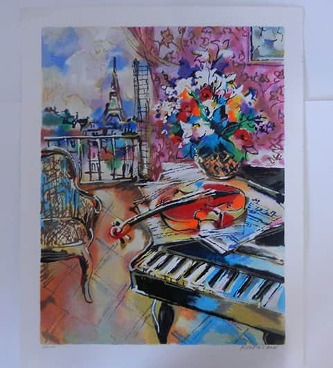 פריז מאת מיכאל רוזנווין - ליטוגרפיות | גלריה רעות