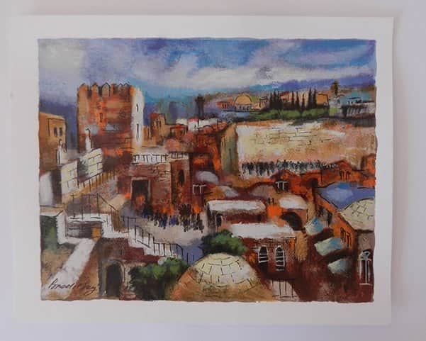 ירושליים מאת סלבה ברודינסקי - ליטוגרפיות | גלריה רעות