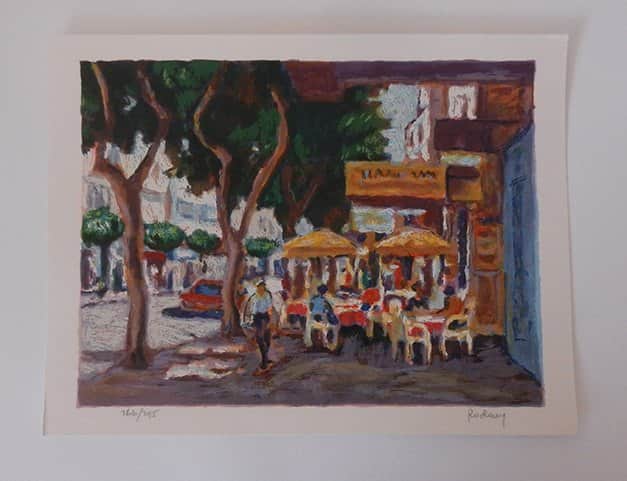 בן יהודה מאת יהודה רודן - ליטוגרפיות | גלריה רעות