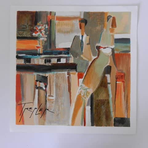 בבר מאת יורי טרמבלר - ליטוגרפיות | גלריה רעות