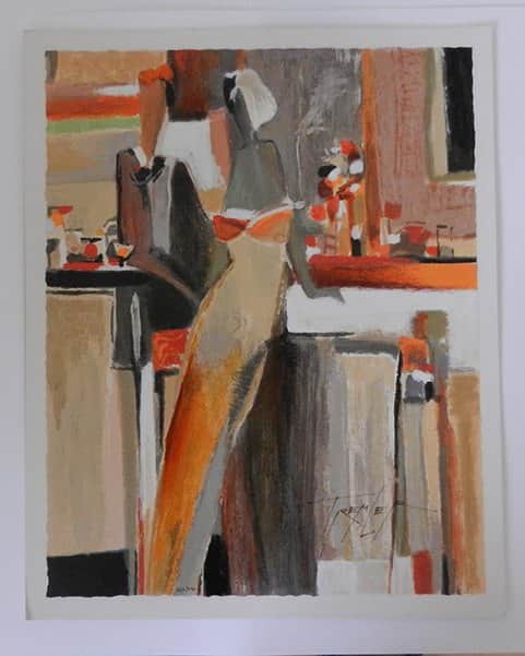 שיחה זוגית מאת יורי טרמבלר - ליטוגרפיות | גלריה רעות