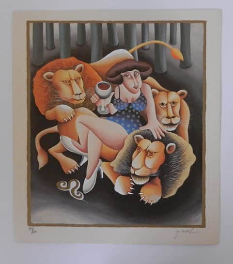 מזל אריה מאת יובל מלר - אמנות עד 1,000 ₪ | גלריה רעות