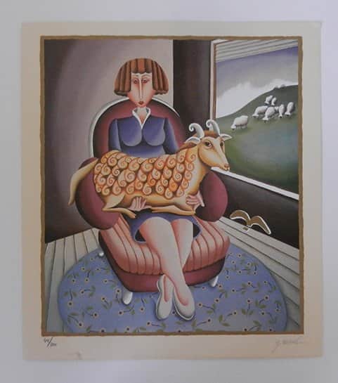 מזל טלה מאת יובל מלר - ליטוגרפיות | גלריה רעות