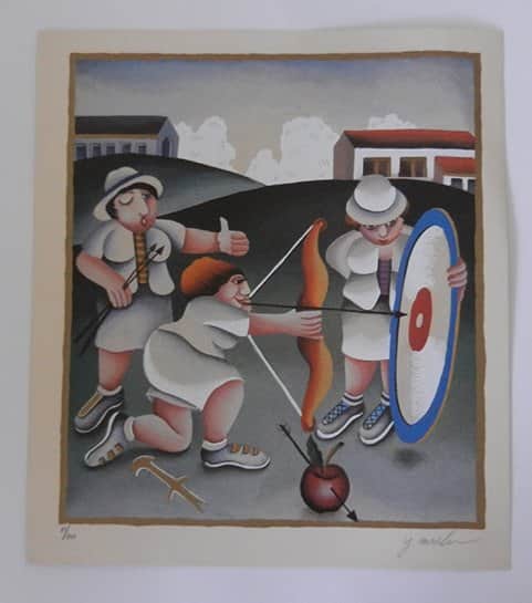 מזל קשת מאת יובל מלר - ליטוגרפיות | גלריה רעות