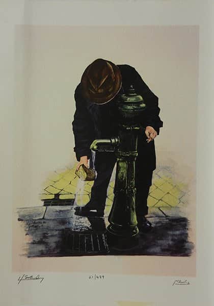 הלחם מאת צבי זילברשטיין - ליטוגרפיות | גלריה רעות