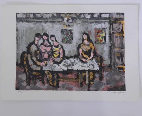 שיחת נשים מאת יעקב וכסלר - ליטוגרפיות | גלריה רעות