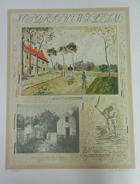 הכפר מאת מיכאל אייזמן - ליטוגרפיות | גלריה רעות