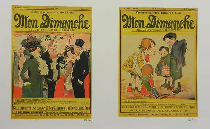 כרזה מאת אבל פאן - ליטוגרפיות | גלריה רעות