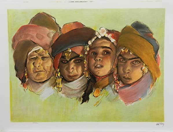 ארבע אמהות מאת אבל פאן - ליטוגרפיות | גלריה רעות