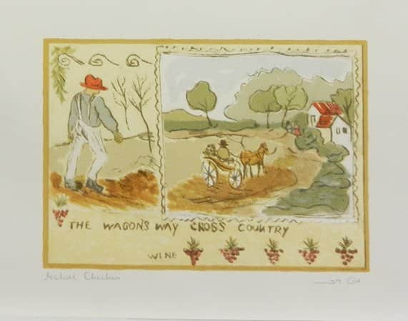 החקלאי מאת מיכל חכם - ליטוגרפיות | גלריה רעות