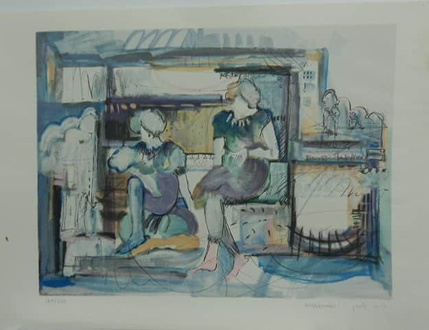 שיח נשים מאת אירית קלכמן - ליטוגרפיות | גלריה רעות