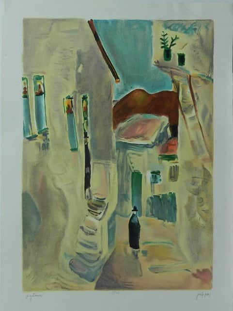 סמטה מאת נחום גוטמן - ליטוגרפיות | גלריה רעות