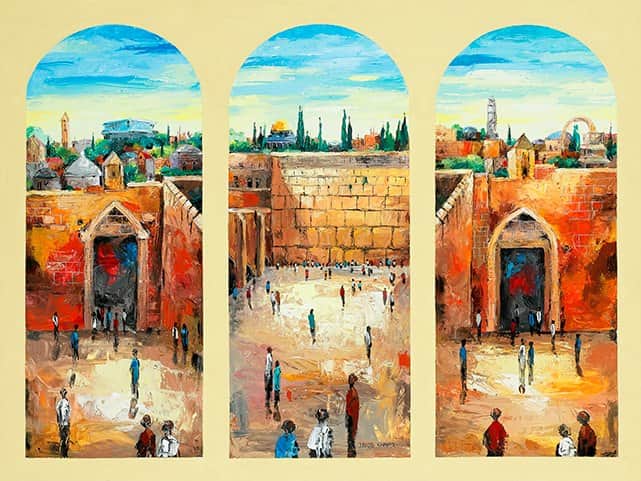 מקומות בירושליים מאת יעקב חייט - אמנות עד 1,000 ₪ | גלריה רעות