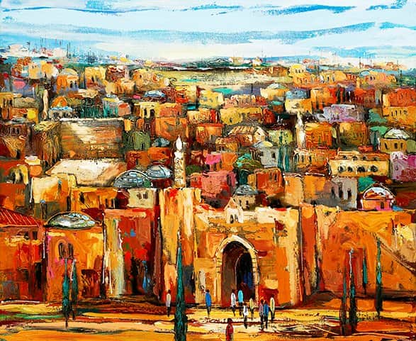 הרובע מאת יעקב חייט - אמנות עד 1,000 ₪ | גלריה רעות