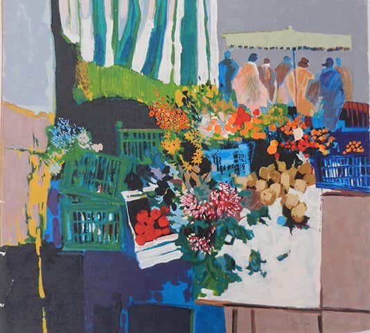 מאחורי הדוכן מאת קלוד פושה - ליטוגרפיות | גלריה רעות