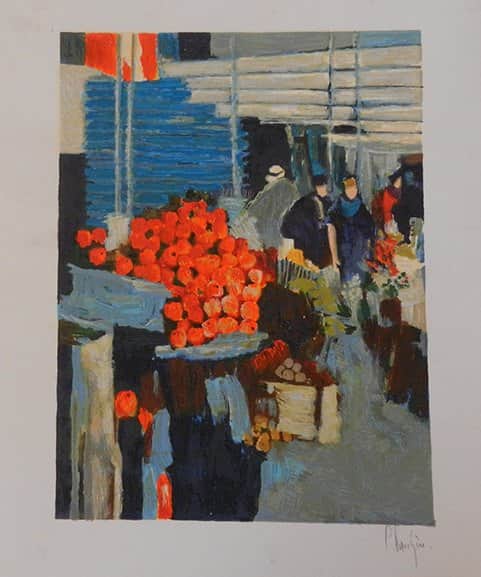 השוק מאת קלוד פושה - ליטוגרפיות | גלריה רעות