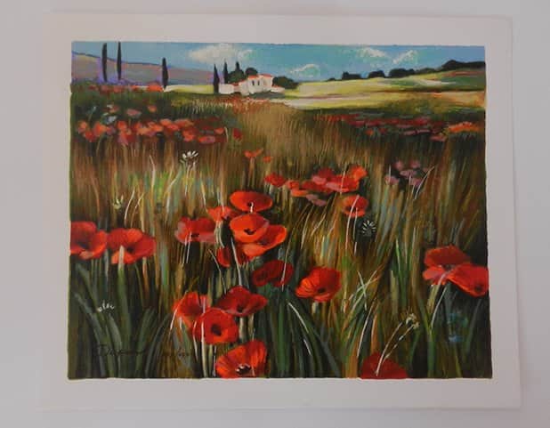 בשדה מאת מיכאל מילקין - ליטוגרפיות | גלריה רעות