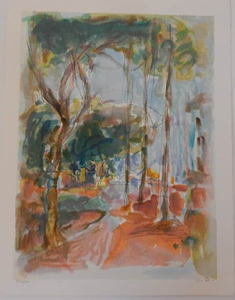 בשדרה מאת יהושוע פרונט - ליטוגרפיות | גלריה רעות