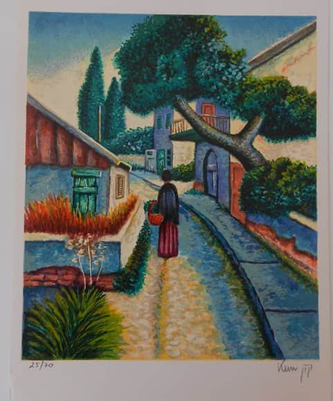 הדרך בכפר מאת הדי קון - ליטוגרפיות | גלריה רעות