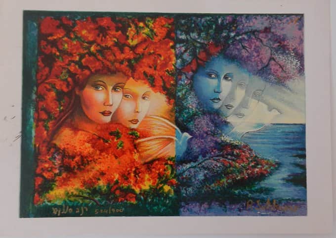 השתקפות מאת רינה סוצקובר - ליטוגרפיות | גלריה רעות