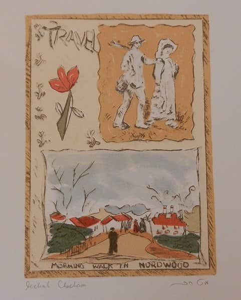 המושב מאת מיכל חכם - ליטוגרפיות | גלריה רעות