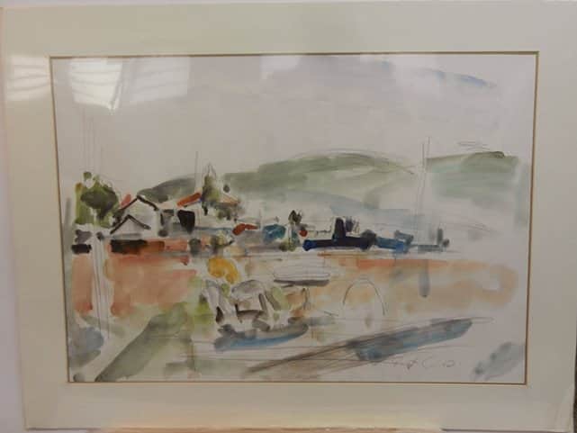 הכפר מאת יהושוע פרונט - ליטוגרפיות | גלריה רעות