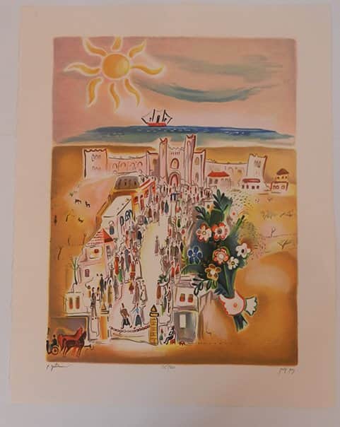 גמנסיה מאת נחום גוטמן - ליטוגרפיות | גלריה רעות