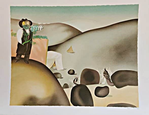 גבעות מאת נפתלי בזם - ליטוגרפיות | גלריה רעות