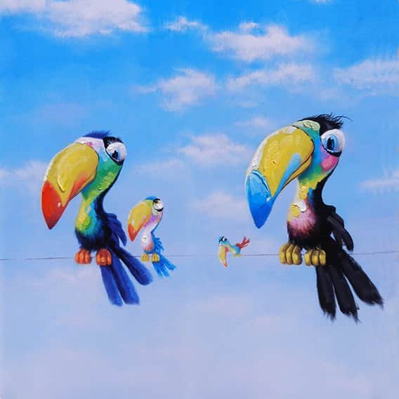 באויר מאת הדפסה על קנבס - הדפסות על קנבס | גלריה רעות