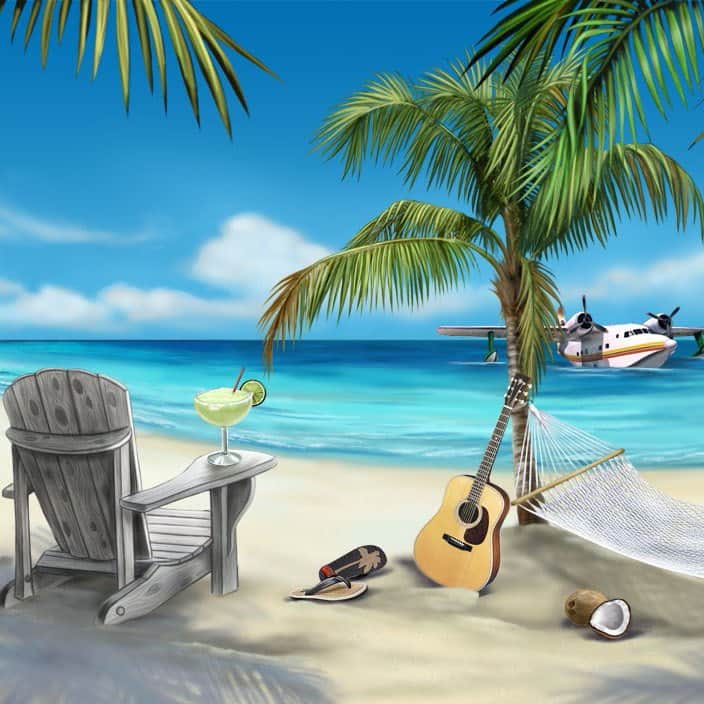 חופשה מאת הדפסה על קנבס - הדפסות על קנבס | גלריה רעות