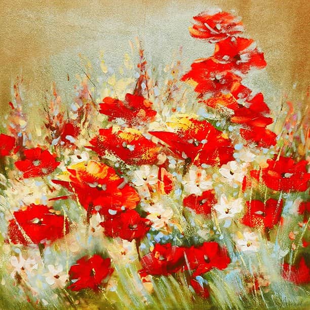 אדומים מאת הדפסה על קנבס - הדפסות על קנבס | גלריה רעות