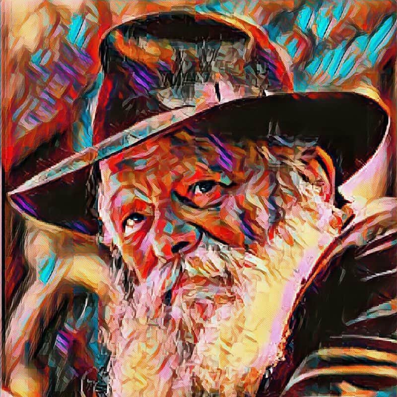 הרבי מאת הדפסה על קנבס - אמנות עד 1,000 ₪ | גלריה רעות