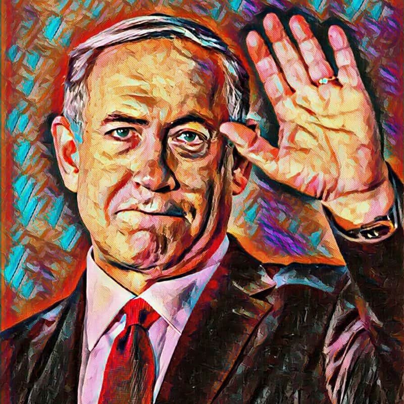 ביבי מאת הדפסה על קנבס - אמנות עד 1,000 ₪ | גלריה רעות