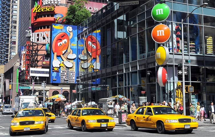 טיימס סקוור 4 מאת הדפסה על קנבס - הדפסות על קנבס | גלריה רעות