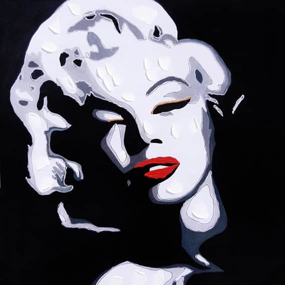 מרלין בשחור מאת הדפסה על קנבס - הדפסות על קנבס | גלריה רעות