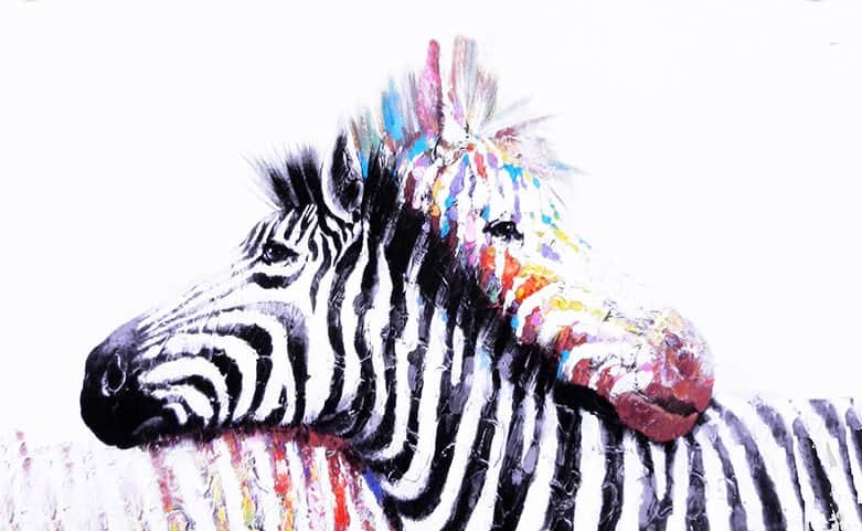 זברות 2 מאת הדפסה על קנבס - הדפסות על קנבס | גלריה רעות